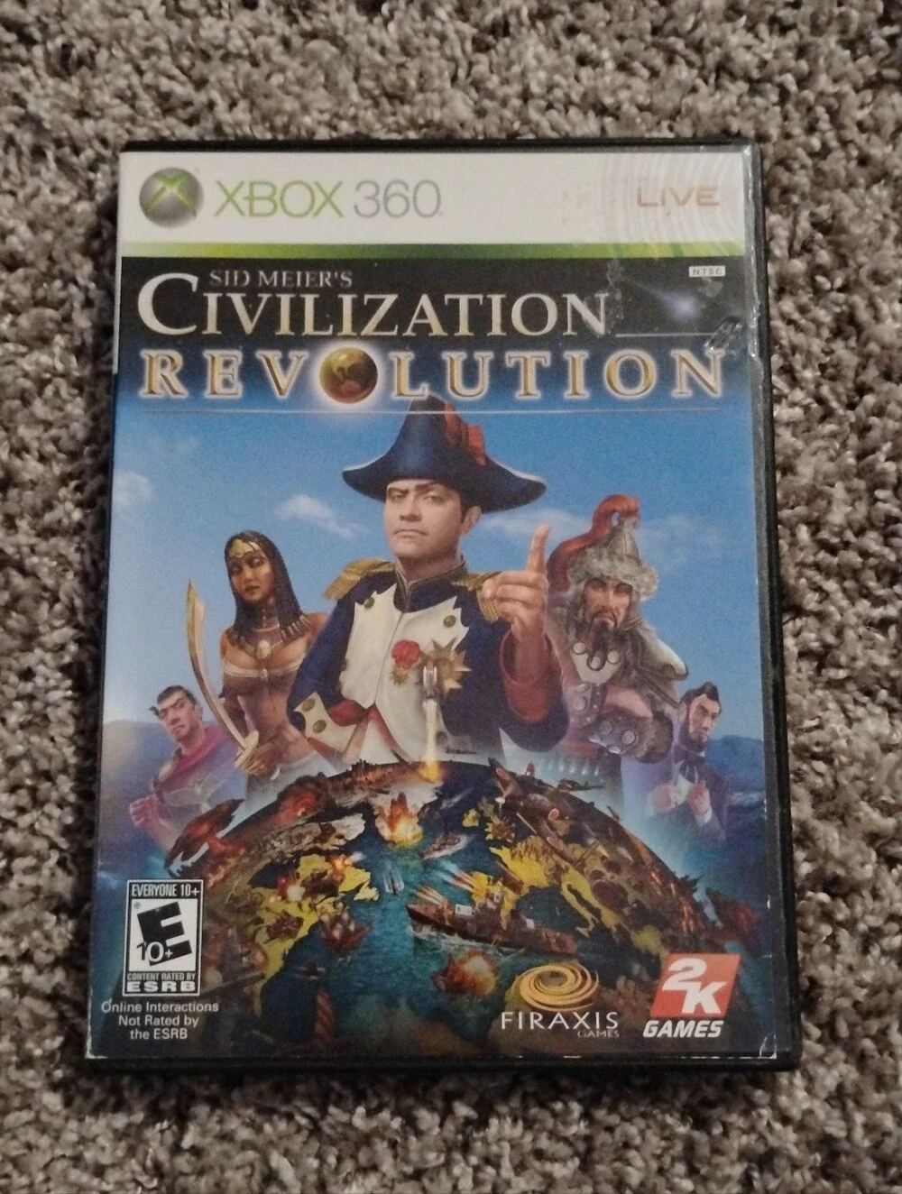 Sid Meier's Civilization Revolution (Xbox 360) - CIB Complete w/ Manual